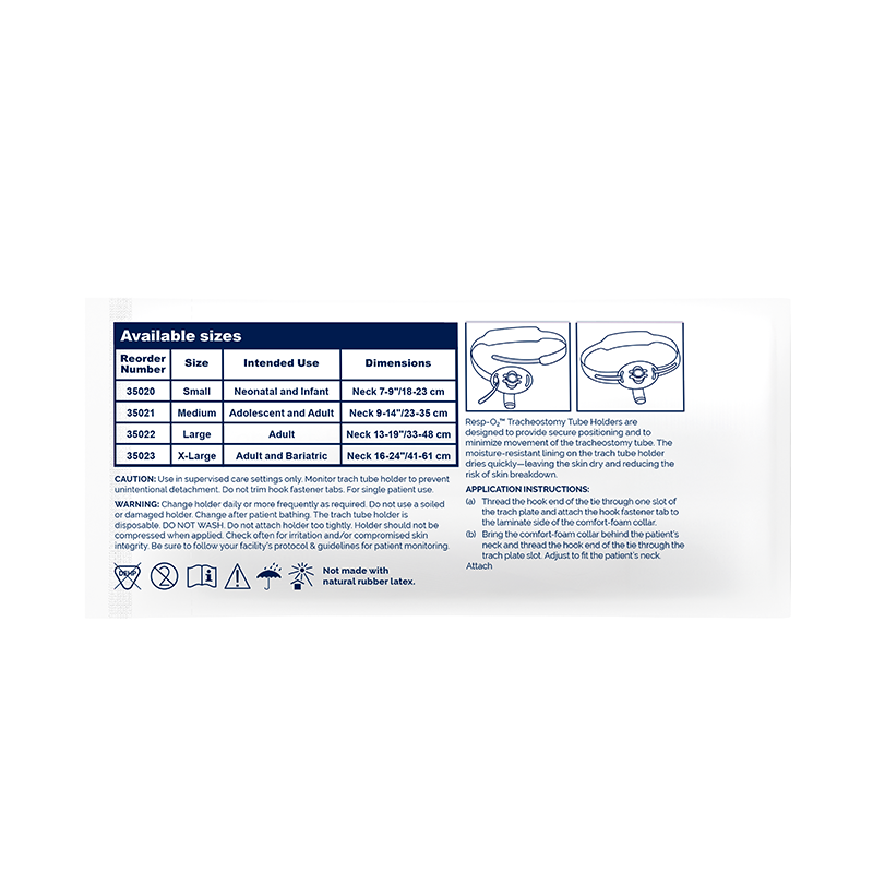 Comfort-Foam Trach Tube Holders