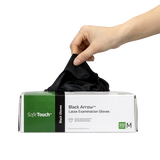 Black Arrow Latex Exam Gloves, Powder-Free