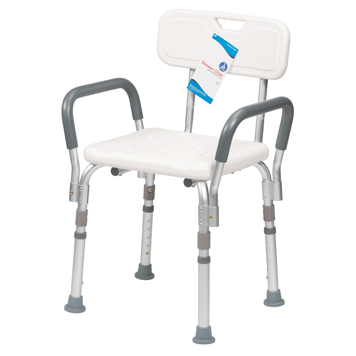 Shower Chair with Removable Back and Arms