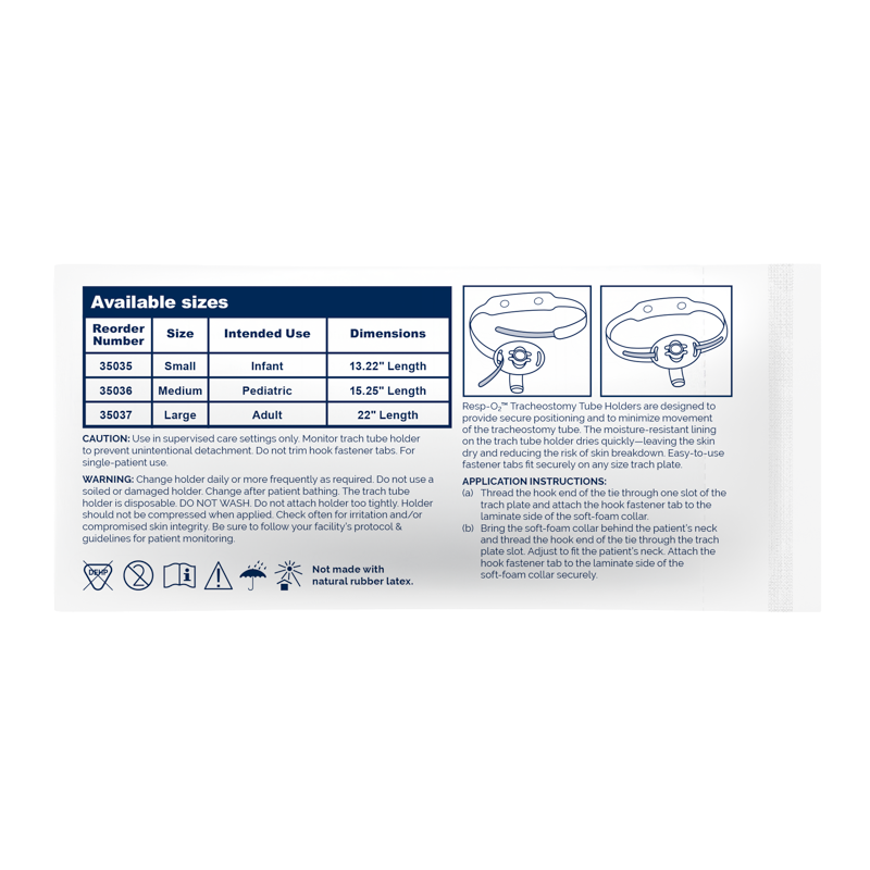 Soft-Foam Trach Tube Holders