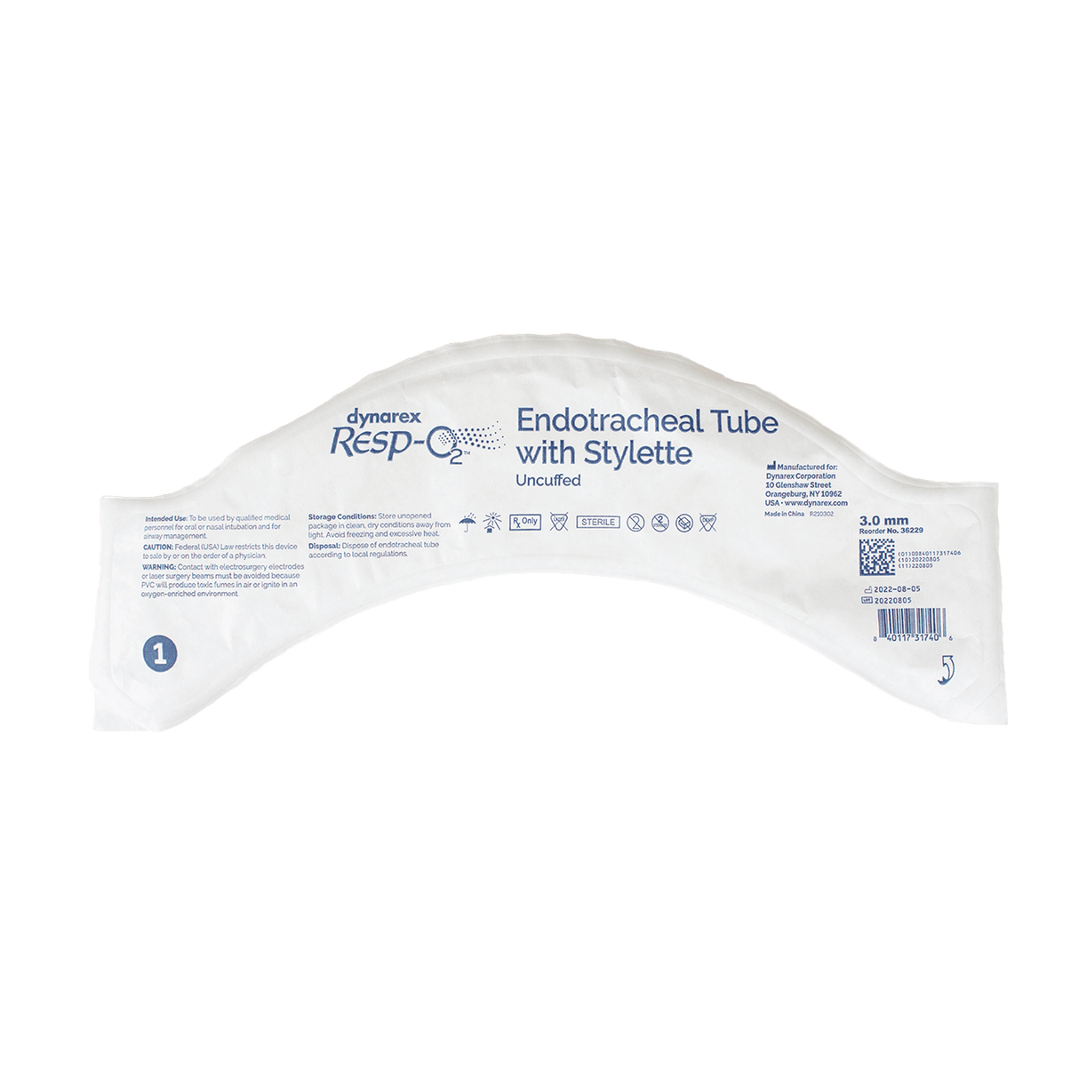 Endotracheal Tube - Uncuffed