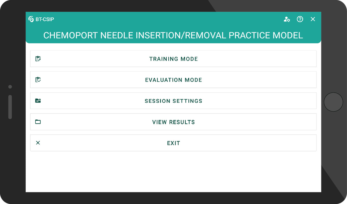 Chemoport Injection Training Simulator