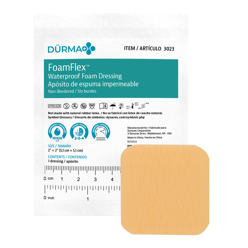 FoamFlex™ Non-Adhesive Waterproof Foam Dressings