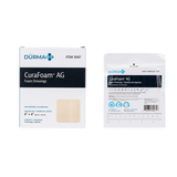 CuraFoam™ AG Foam Dressing - 4"x4"