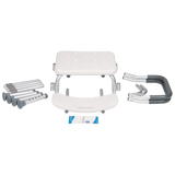 Shower Chair with Removable Back and Arms
