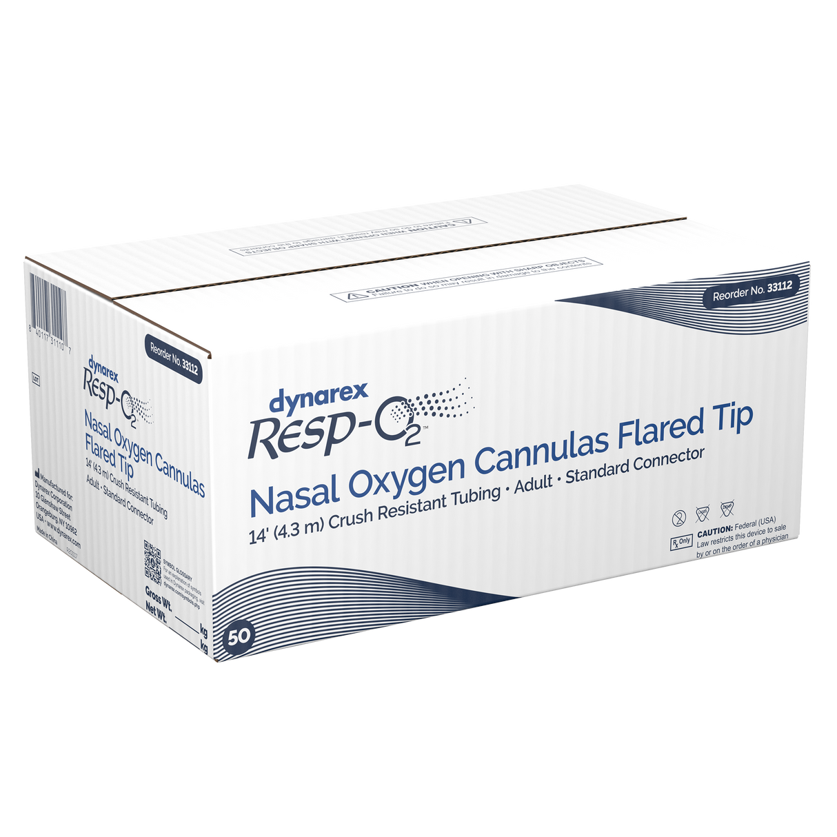 Nasal Oxygen Cannula - Flared Tip