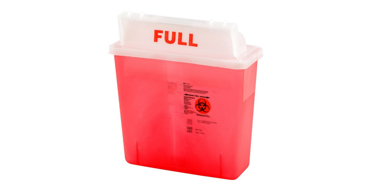 Monoject™ SharpStar™ Safety In-Room Sharps Container