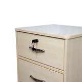 Furniture Three Drawer Nightstand