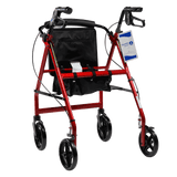 DynaGo™ Quad 8 - Aluminum Rollator with 7.5 inch Wheels