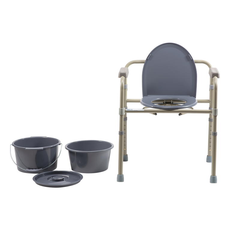 Folding Bedside Commode