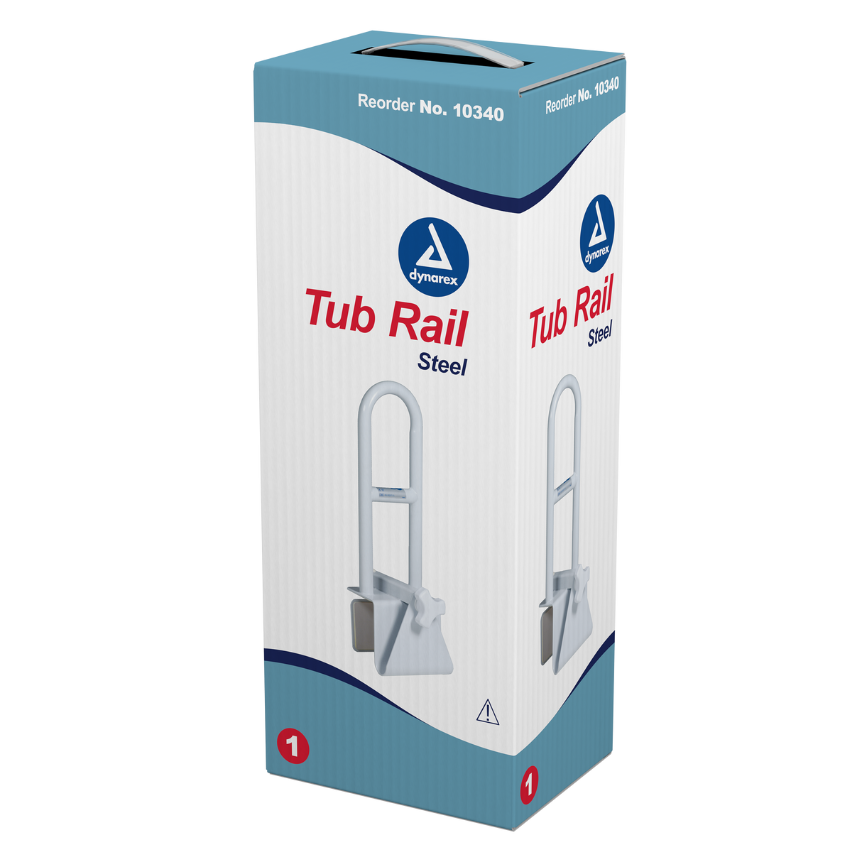 Steel Clamp-On Tub Rail
