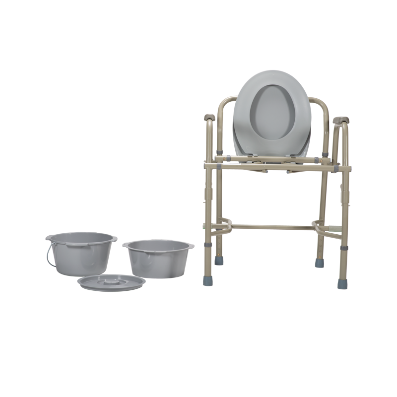 Drop-Arm Commode