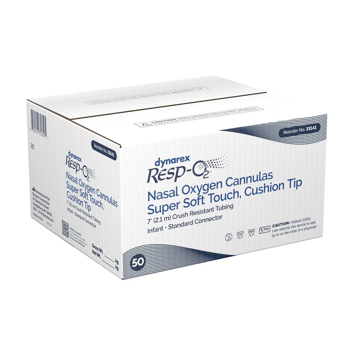 Nasal Oxygen Cannulas - Super Soft Touch -  Cushion Tip