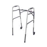 Bariatric Dual Release Folding Walker with Wheels