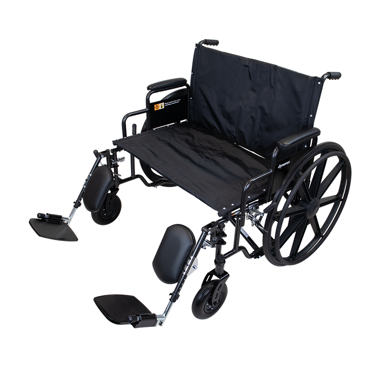 Bariatric HD Wheelchairs with Elevating Leg Rest