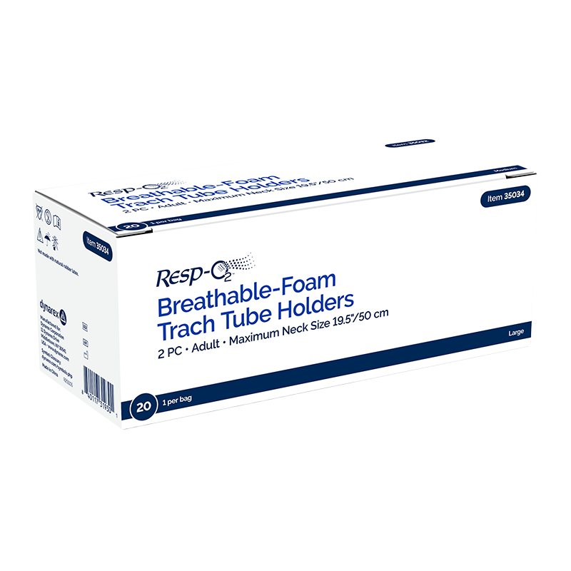 Breathable-Foam Trach Tube Holders