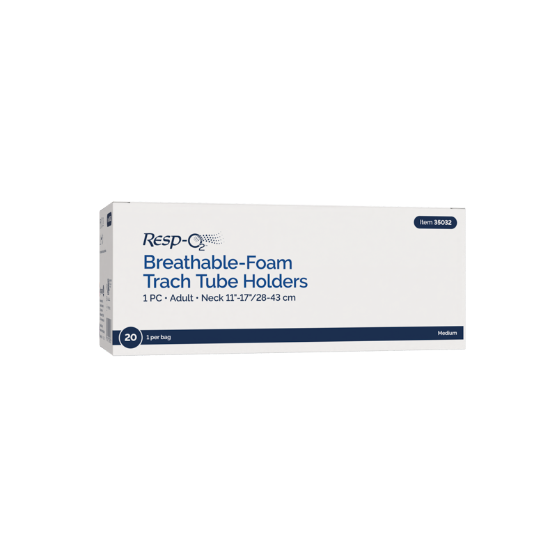 Breathable-Foam Trach Tube Holders