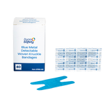 Blue Metal Detectable Woven Bandages