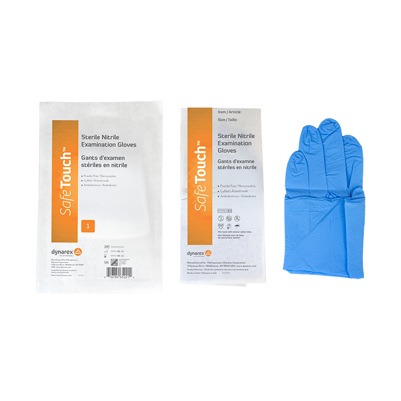 Sterile Nitrile Exam Gloves, Powder-Free
