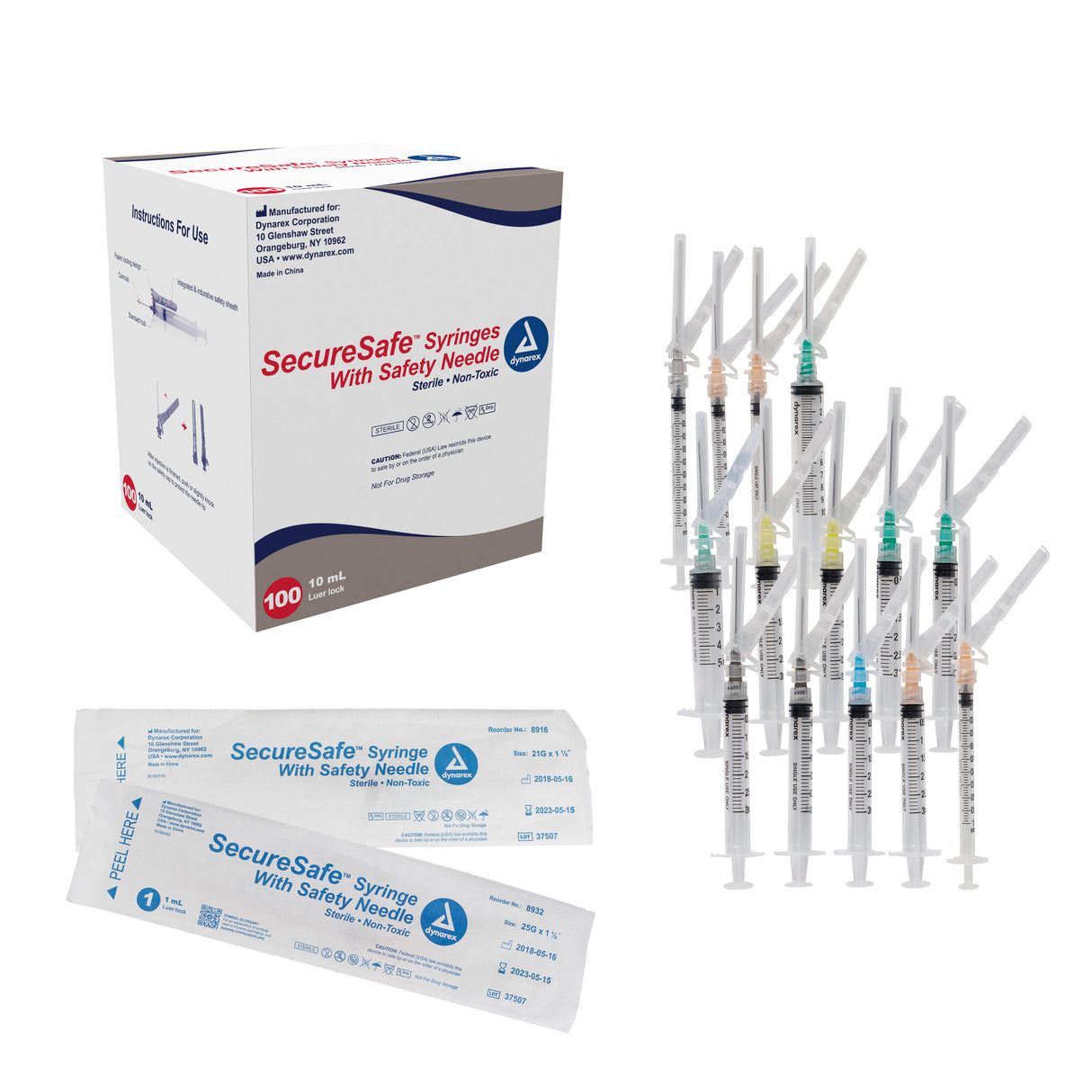 SecureSafe™ Syringes with Safety Needle
