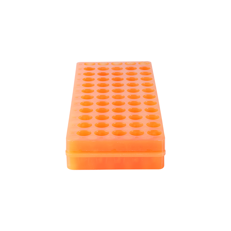 Reversible Microcentrifuge Tube Rack, 60 Holes, Orange