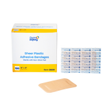 Sheer Plastic Adhesive Bandages — Sterile