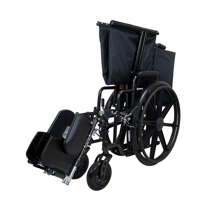 Bariatric HD Wheelchairs with Elevating Leg Rest