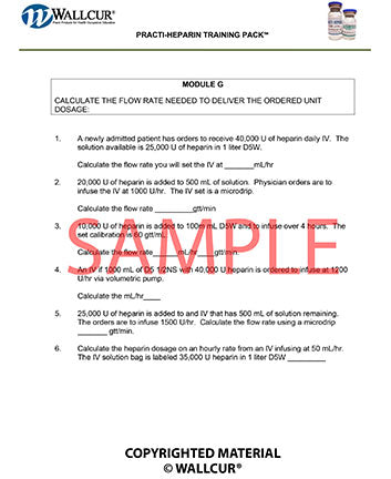 Practi-Heparin Teaching Module™