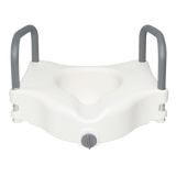 Locking Raised Toilet Seat with Arms