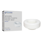 Molded Raised Plastic Toilet Seat