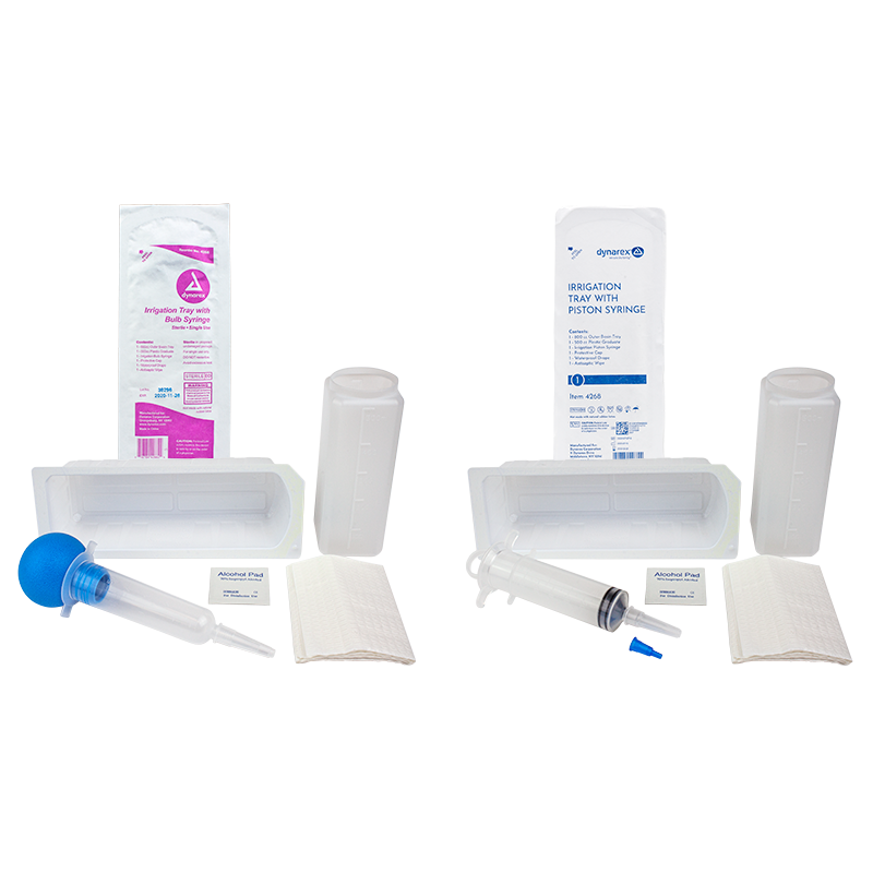 Irrigation Trays with Syringes