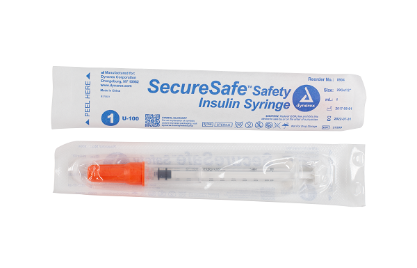 SecureSafe™ Safety Insulin Syringes