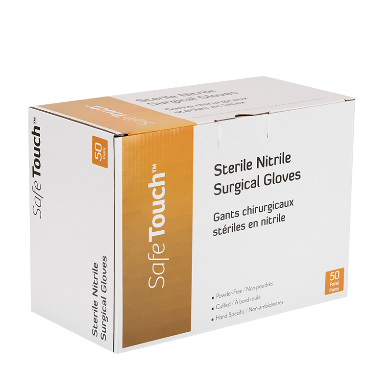 Sterile Nitrile Surgical Gloves, Powder-Free