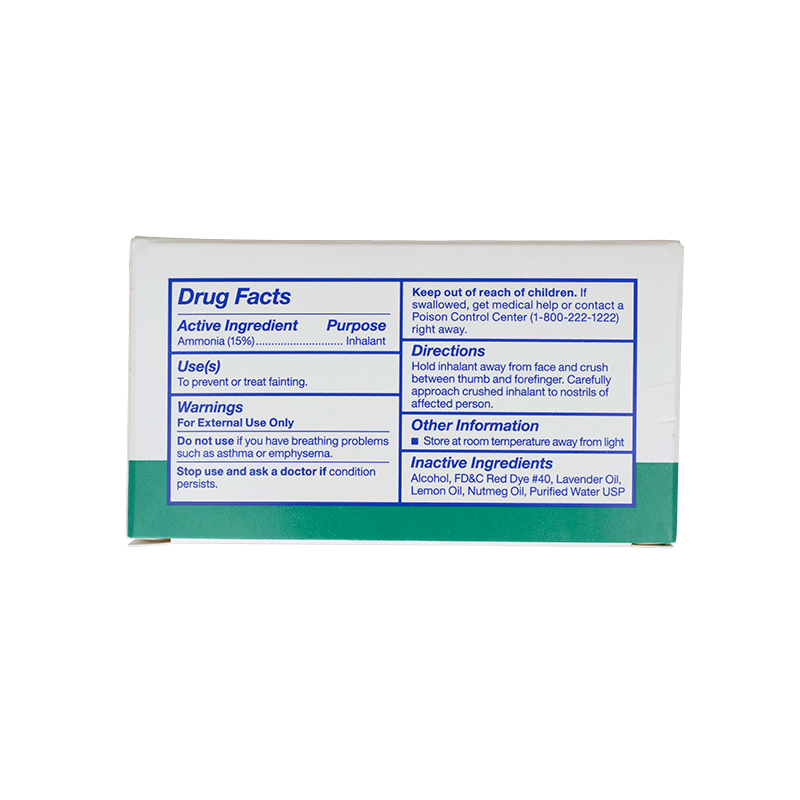 Ammonia Inhalants (Ampule) .33cc