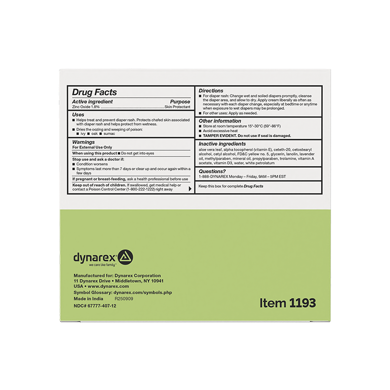 DynaShield Skin Protectant Barrier Cream