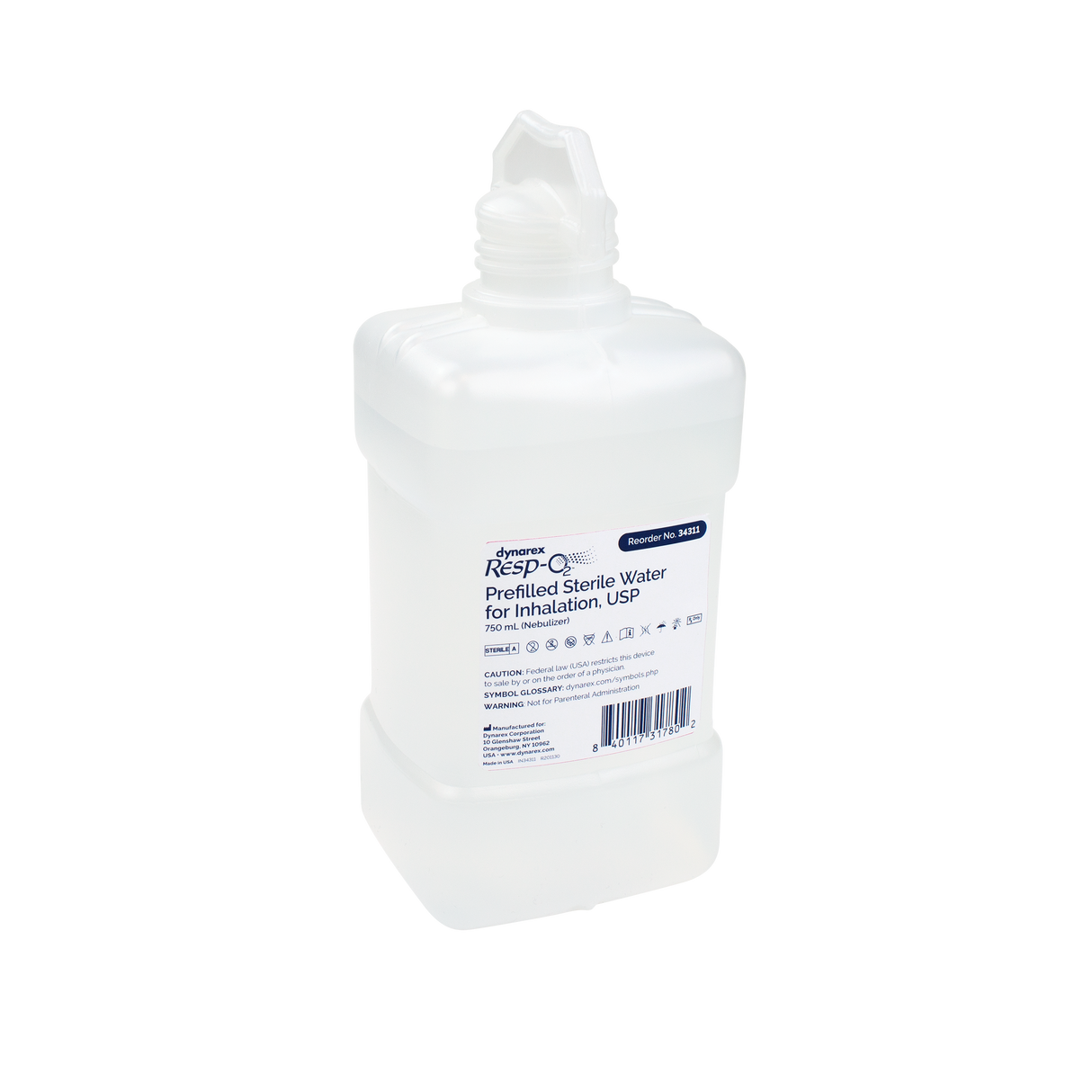 Prefilled Sterile Water for Inhalation (Nebulizer)
