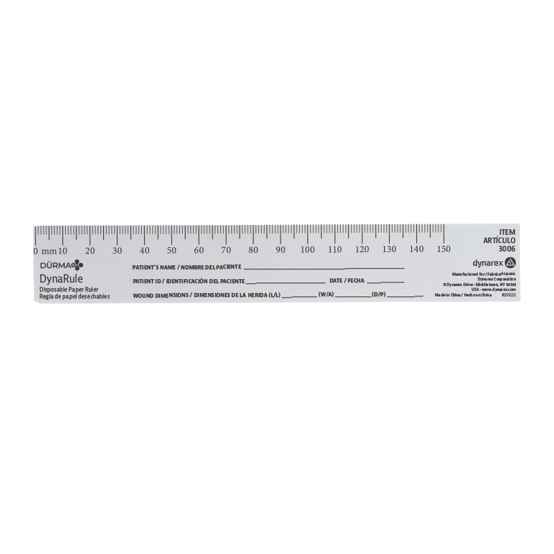 DynaRule™ Disposable Paper Ruler