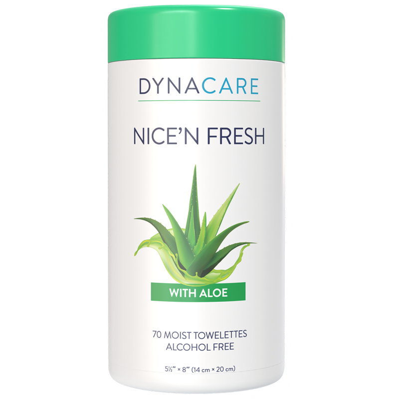 Nice'n Fresh Towelette 5.5" x 8" 70 wipes/canister