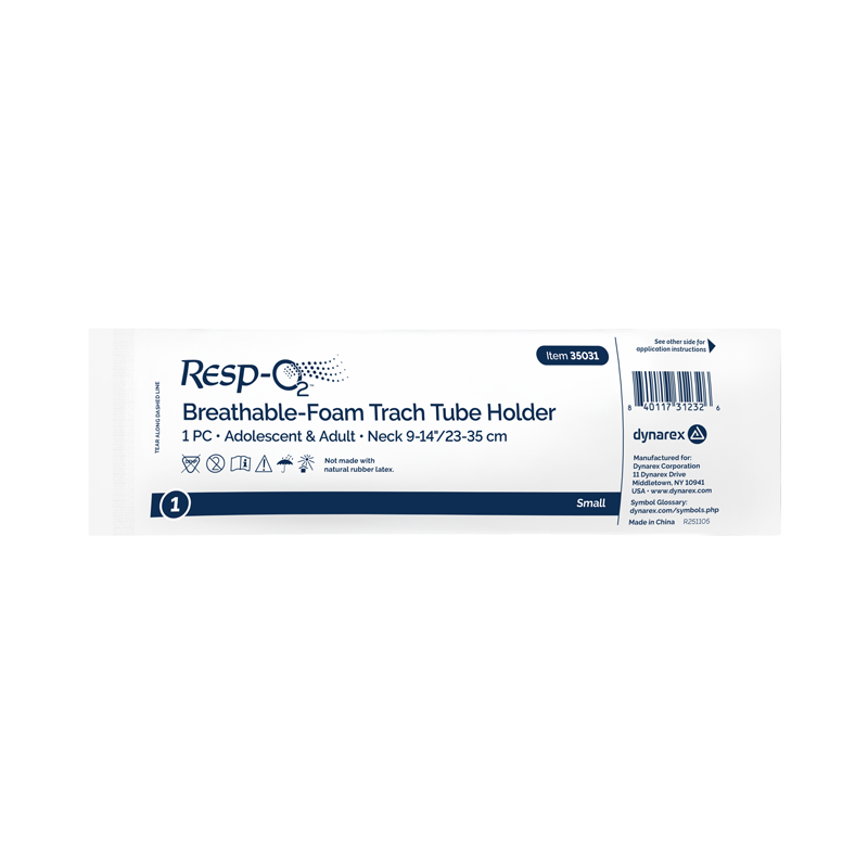 Breathable-Foam Trach Tube Holders