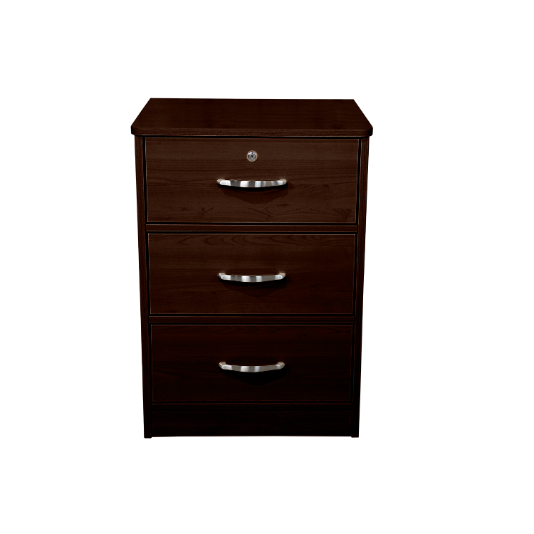 Furniture Three Drawer Nightstand