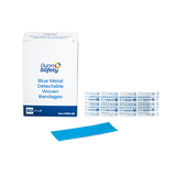 Blue Metal Detectable Woven Bandages