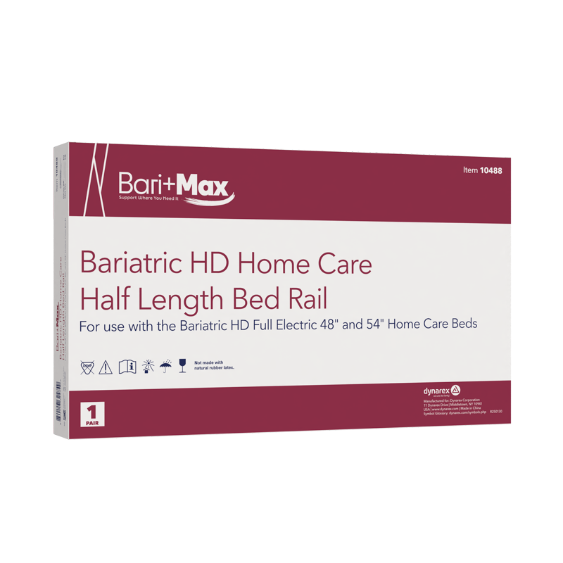 Bariatric HD Home Care Half Length Bed Rail