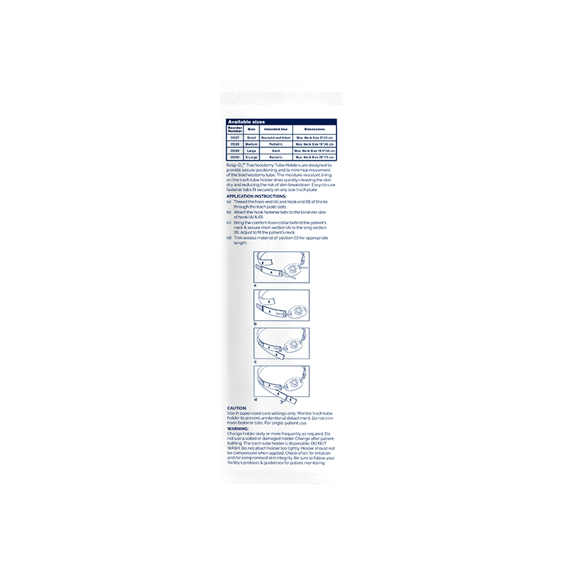 Comfort-Foam Trach Tube Holders