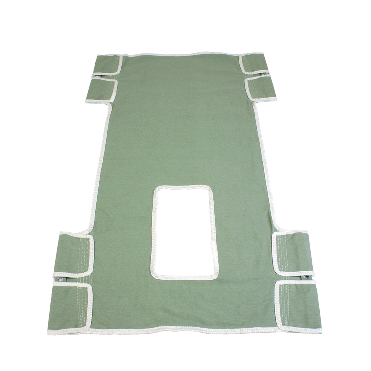 Standard Seat/Back Sling w/ Commode Opening - Canvas