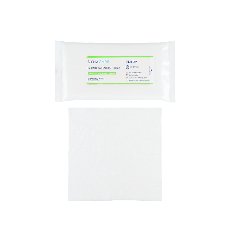 EZ Care Patient Bath Packs - 8in x 8in