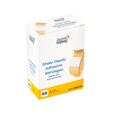 Sheer Plastic Adhesive Bandages — Sterile