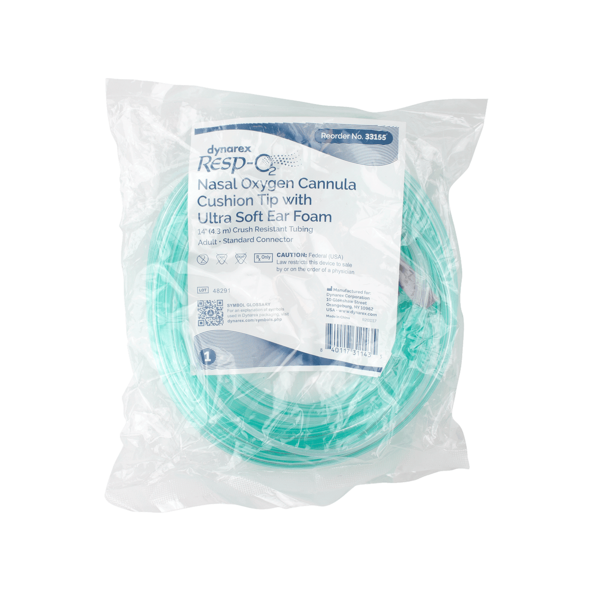 Nasal Oxygen Cannulas - Cushion Tip with Ultra Soft Ear Foam
