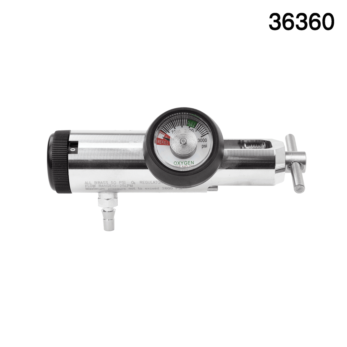 CGA 870 Style Oxygen Regulators & Wrench