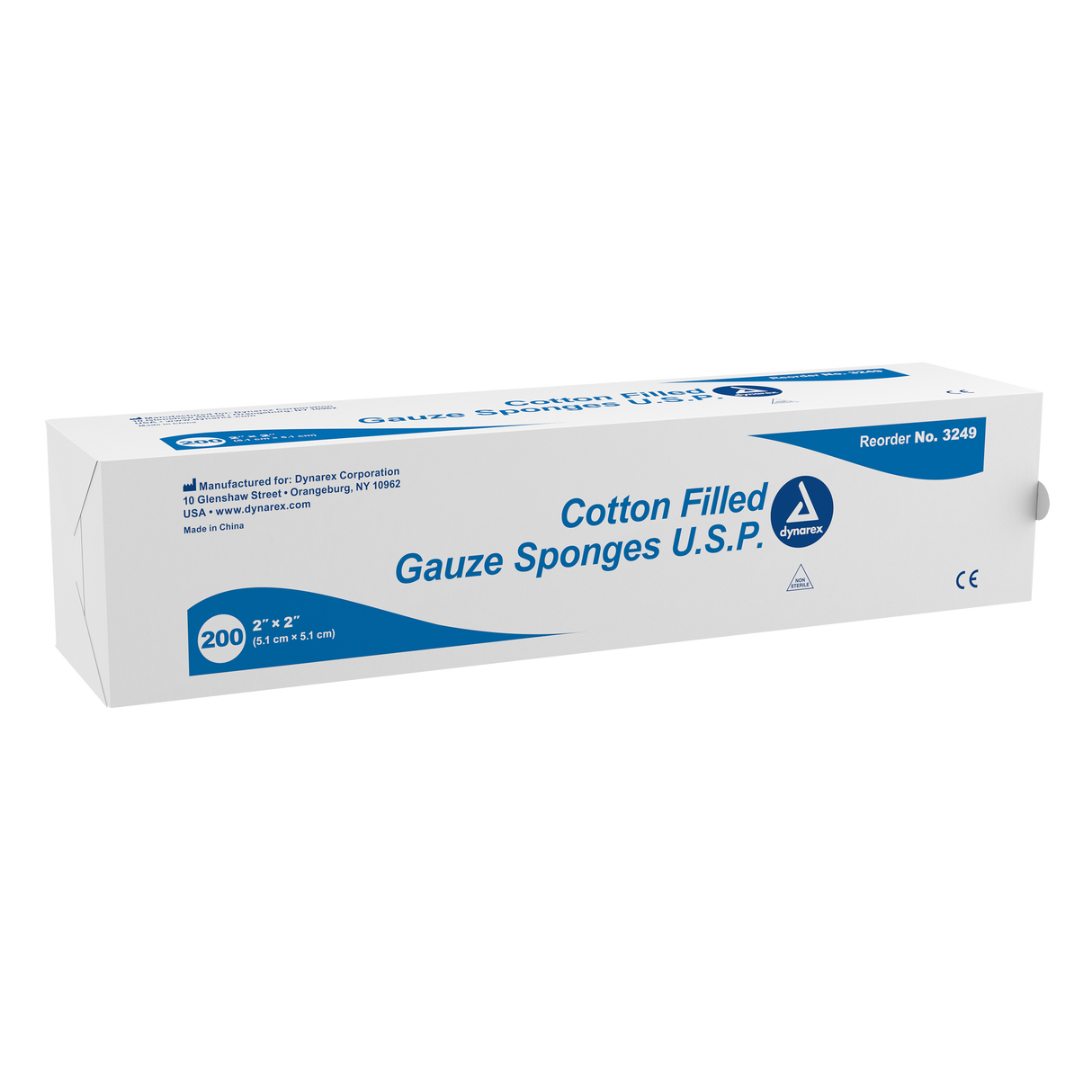 Cotton Filled Gauze Sponges U.S.P — 2" x 2" (Exodontia Sponge)