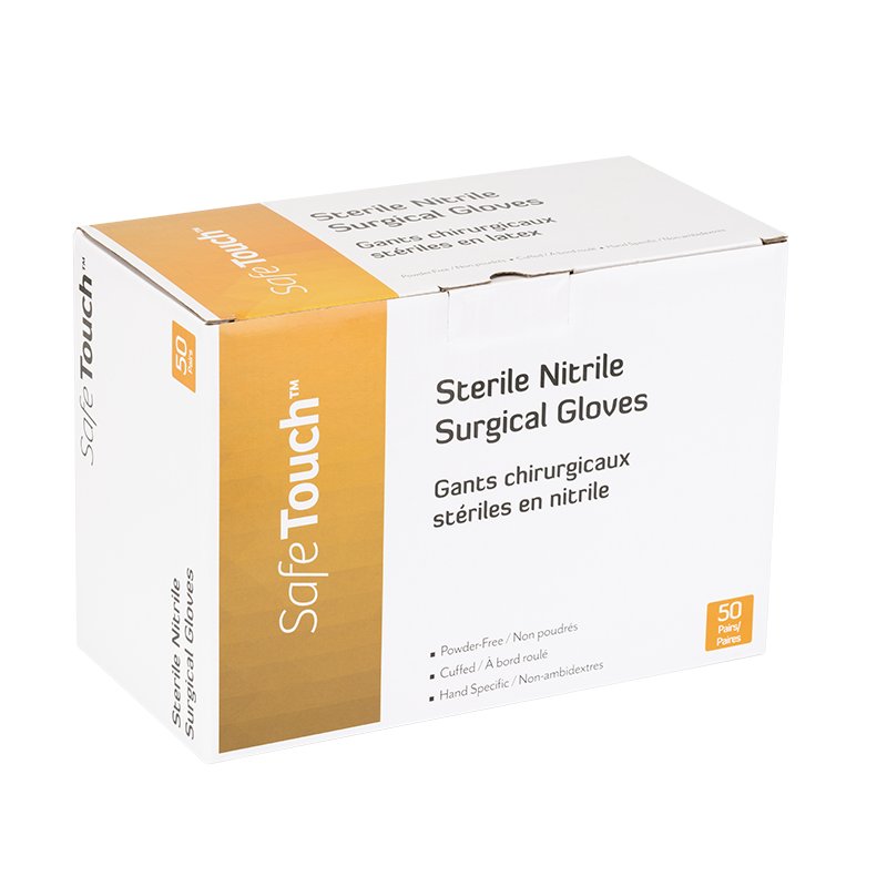 Sterile Nitrile Surgical Gloves, Powder-Free